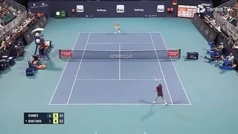 Jannik Sinner Faces Off Against Grigor Dimitrov | Miami 2023 Highlights