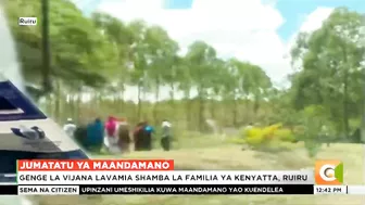 BREAKING: Goons people invade Kenyatta’s land in Ruiru