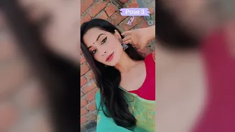 Elegant Saree Boomerang Selfie Poses ✨ Instagram Boomerang Pose❤️ #shorts #shortsvideo #saree #pose