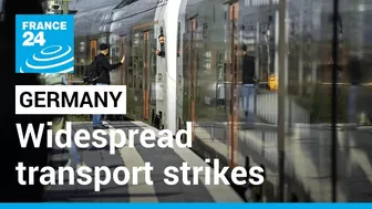 Germany braces for widespread transport strikes targeting rail and air travel • FRANCE 24 English