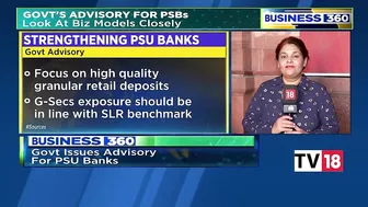 Government Issues Advisory For PSU Banks, Look At Biz Models Closely | Business 360 | CNBC-TV18