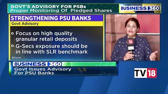 Government Issues Advisory For PSU Banks, Look At Biz Models Closely | Business 360 | CNBC-TV18