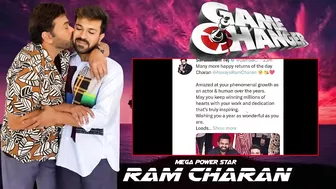 Ram Charan As Game Changer | Happy Birthday Charan || Tollywood Celebrities Tweets | Media Culture