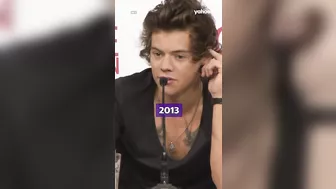 Evolution of Harry Styles through the years | #yahooaustralia #shorts