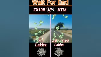 NINJA ZX10R VS KTM DUKE Full Compilation short ???? // Shankar Roy #ktmduke #zx10rlover