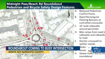 Roundabout planned for busy intersection near Siesta Key’s public beach