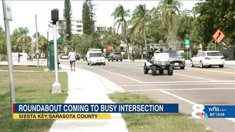 Roundabout planned for busy intersection near Siesta Key’s public beach