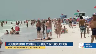 Roundabout planned for busy intersection near Siesta Key’s public beach