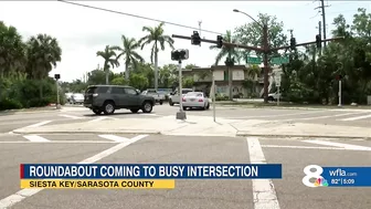 Roundabout planned for busy intersection near Siesta Key’s public beach