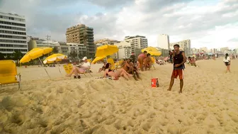 MUST SEE - Beach PARTY Rio de Janeiro Brazil 4K | 2023 LEBLON Beach