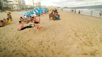 MUST SEE - Beach PARTY Rio de Janeiro Brazil 4K | 2023 LEBLON Beach