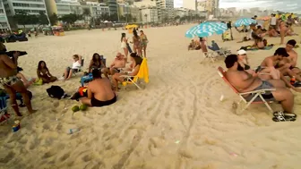 MUST SEE - Beach PARTY Rio de Janeiro Brazil 4K | 2023 LEBLON Beach