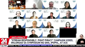 "Stream responsibly. Fight piracy" campaign video, inilunsad sa symposium ng GMA... | 24 Oras