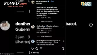 Punggawa Timnas dan Warganet Hujani Instagram Ganjar dengan Kekecewaan