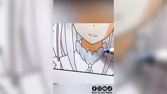 Anime painting #shorts #fypシ゚viral #drawsoeasyanime