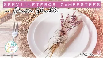 Servilleteros con pasta flexible - Colabora Alma Imagina