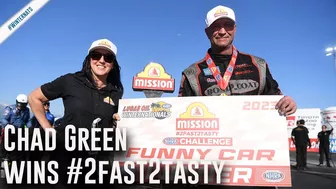 Mission #2Fast2Tasty Challenge Funny Car Winner Pomona: Chad Green