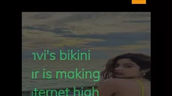 Jhanvi's bikini avatar is making the internet high.#shorts #yt #trending #janhvikapoor #bikini