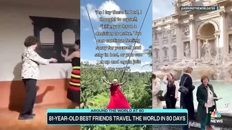 81-year-old best friends travel the world in 80 days