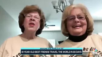 81-year-old best friends travel the world in 80 days