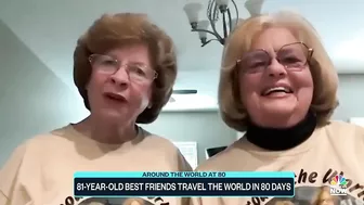 81-year-old best friends travel the world in 80 days