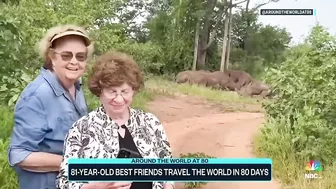 81-year-old best friends travel the world in 80 days