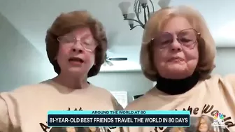 81-year-old best friends travel the world in 80 days