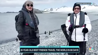 81-year-old best friends travel the world in 80 days