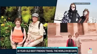 81-year-old best friends travel the world in 80 days