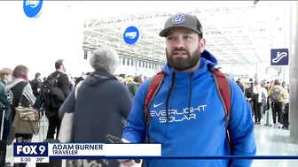 Not so spring-like travel day at MSP after major storms