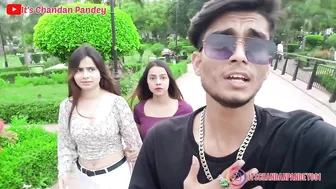 Vlog Video On Random Girls ???? | Funny Comedy Video 2023 | It's Chandan Pandey Prank Video