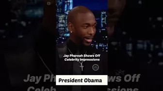 #jaypharoah shows off Celebrity Impressions