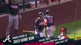 Braves start off the game with back-to-back BOMBS! ????????