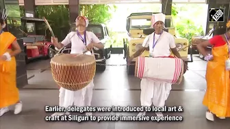 G20 delegates participate in Yoga session during ‘2nd G20 Tourism Working Group meeting’ in Siliguri