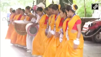 G20 delegates participate in Yoga session during ‘2nd G20 Tourism Working Group meeting’ in Siliguri