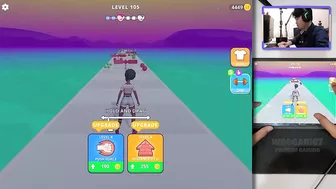 Twerk Race 3D: Running Game - Gameplay Walkthrough Part 10 - Basic Game Level 102-105 (iOS, Android)