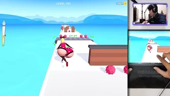 Twerk Race 3D: Running Game - Gameplay Walkthrough Part 10 - Basic Game Level 102-105 (iOS, Android)