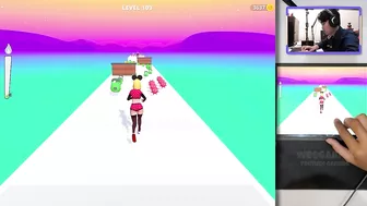 Twerk Race 3D: Running Game - Gameplay Walkthrough Part 10 - Basic Game Level 102-105 (iOS, Android)