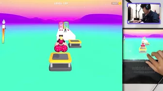 Twerk Race 3D: Running Game - Gameplay Walkthrough Part 10 - Basic Game Level 102-105 (iOS, Android)