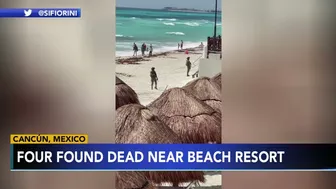 4 found dead in hotel area of Mexico's Cancun beach resort