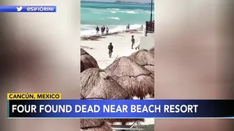 4 found dead in hotel area of Mexico's Cancun beach resort