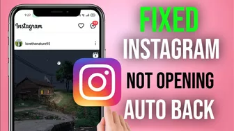 ????instagram not opening | Instagram Auto Back Problem | instagram crash problem | Instagram