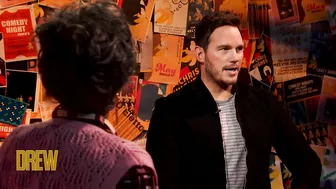 Chris Pratt Reacts to Mitzy Bananamore's Celebrity Impressions | The Drew Barrymore Show