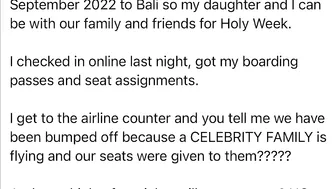 REAKSYON ni Sunshine Cruz sa “CELEBRITY FAMILY is flying and our seats were given to them” ISSUE