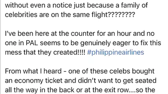 REAKSYON ni Sunshine Cruz sa “CELEBRITY FAMILY is flying and our seats were given to them” ISSUE