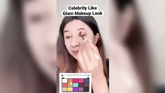 Celebrity like GLAM makeup Look #shorts