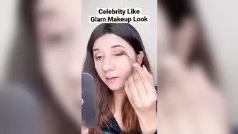 Celebrity like GLAM makeup Look #shorts