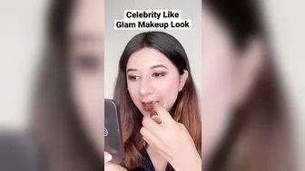 Celebrity like GLAM makeup Look #shorts