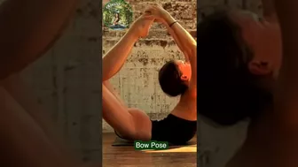 Flexible Yoga Stretching Bow Pose #shorts