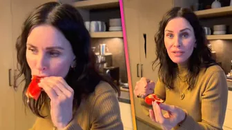 Courteney Cox Tries BIZARRE TikTok Food Trend